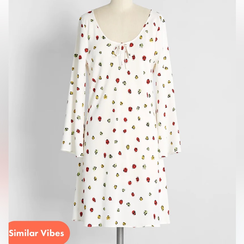 NWT ModCloth Lady Bug Dress Size Large